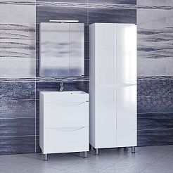 СанТа Тумба с раковиной Сатурн 60, 2 ящика – фотография-2